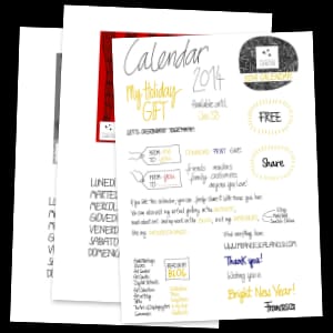 Un anno è passato! Torta di compleanno e web calendario per tutti !